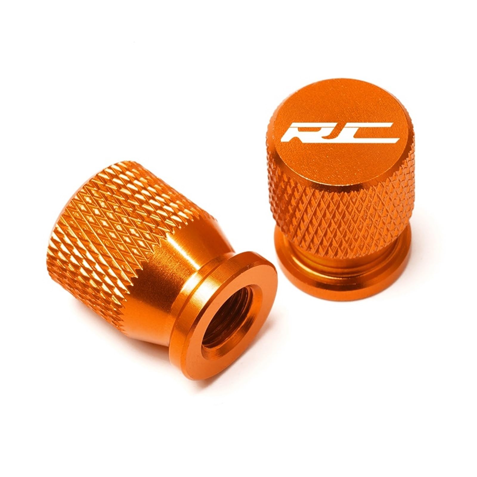 Motorrad-Ventilkernkappe Für RC 125 200 390 RC390 2013-2020 2019 2018 RC Motorrad CNC Aluminium Reifenluftanschlussabdeckung Reifenventil Radkappen(Orange) von AUytcin