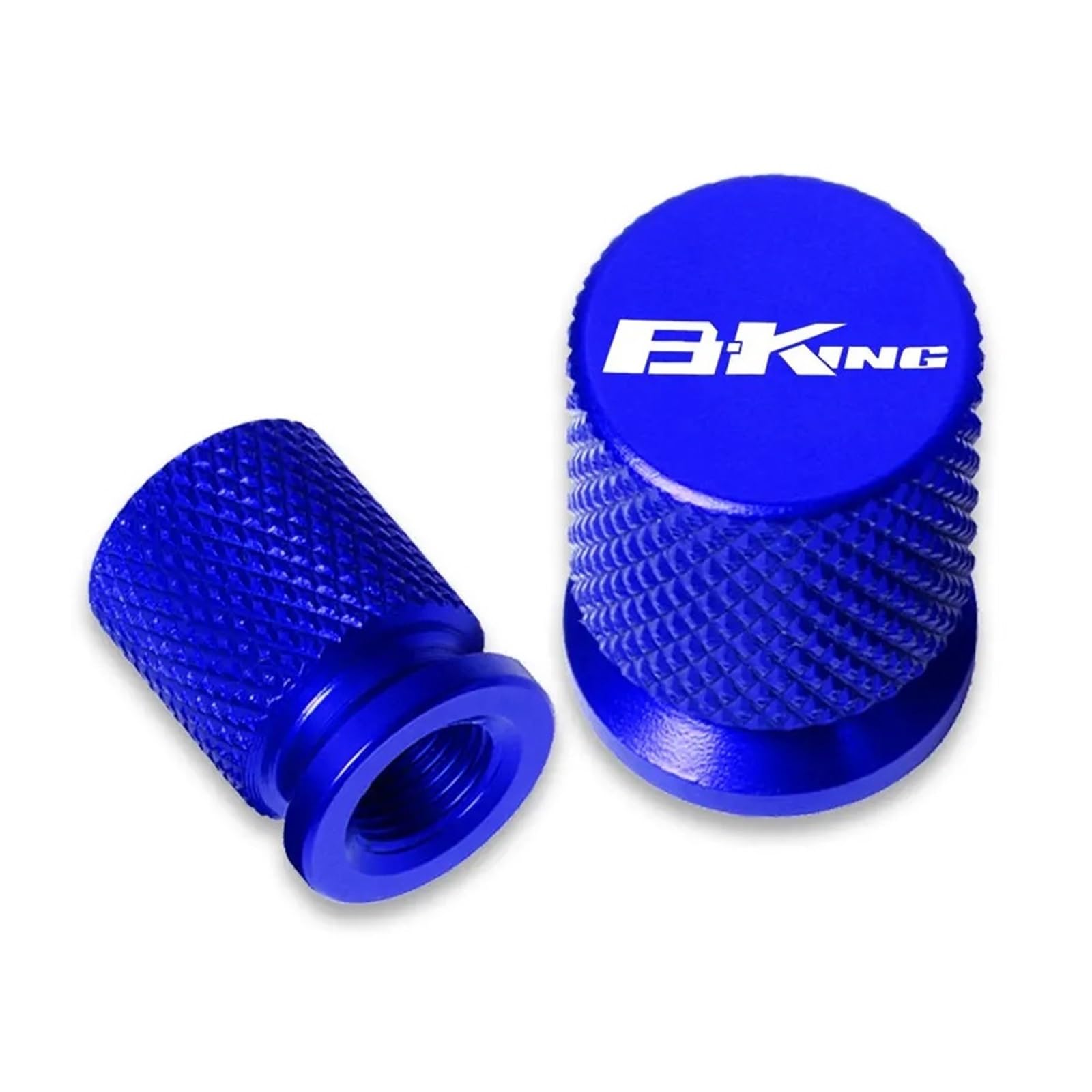 Motorrad-Ventilkernkappe Für Suzuki B-King ABS BKING 2008 2009 2010 2011 2012 Motorrad-Universalventilkappe Fahrzeugradreifenventilkappenabdeckungen(Blue) von AUytcin