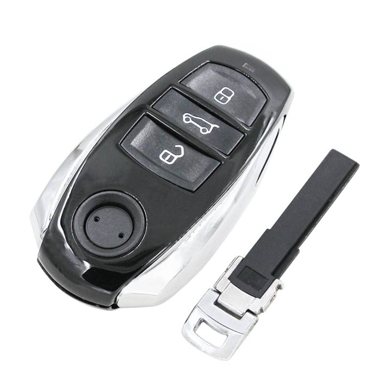 AVATUPRPTC 3 Button Remote Key Shell Case Smart Car Schlüssel Gehäuseabdeckung Kompatibel for Vw. Kompatibel for Volkswagen kompatibel for TOUAREG 2010 2011 2011 2012 2013 2014 + Einfügenschlüssel Sch von AVATUPRPTC