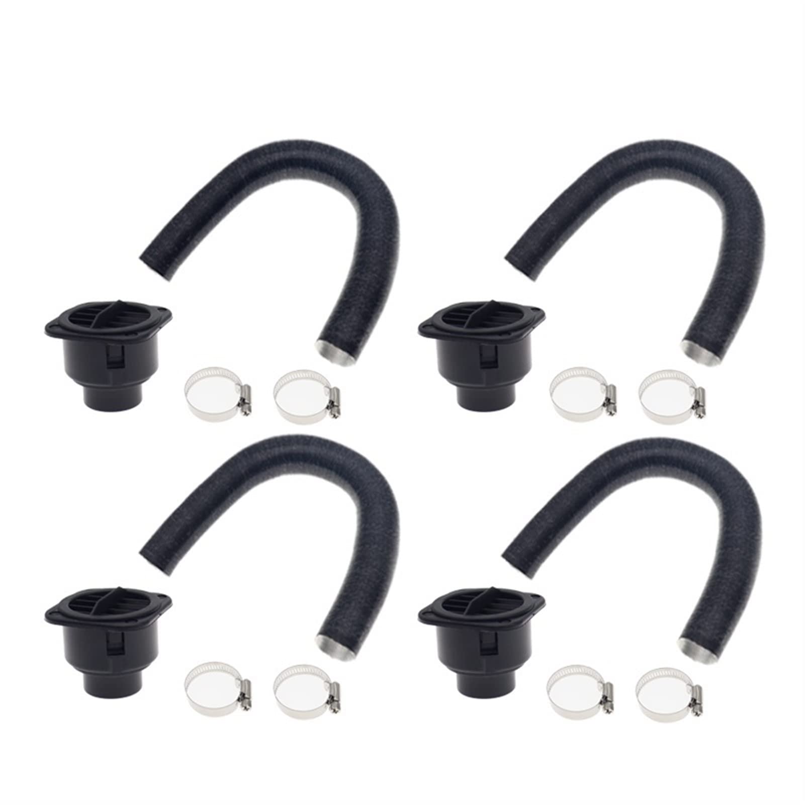 AVATUPRPTC 4 Set 42mm Auto Auto Heizung Kanalleitung Kanäle Warmluftauslass Lüftungsschlauchklammern Parkdieselhitzer Kompatibel for Webasto Kompatibel for Eberspacher Heizungskomponenten von AVATUPRPTC