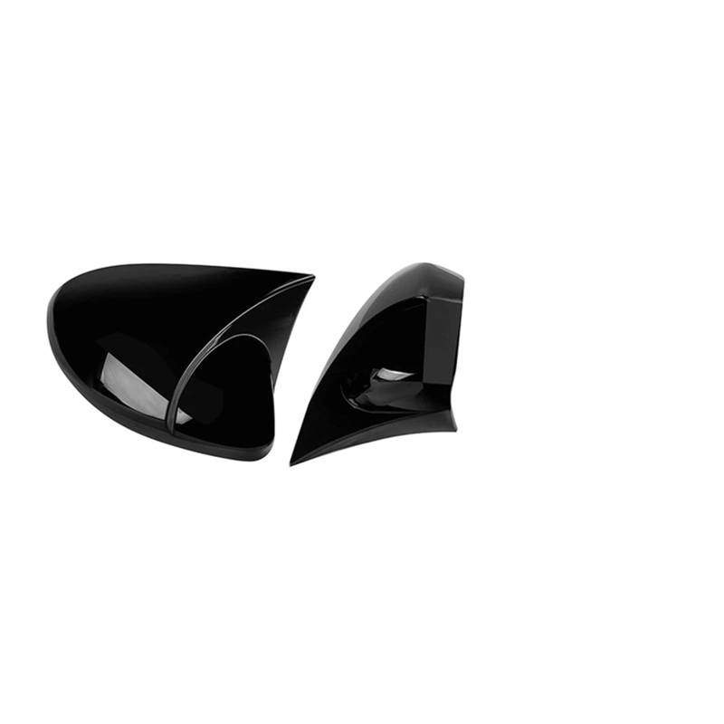 AVATUPRPTC Auto Glossy Black Ox Horn Rearview Seitenspiegelabdeckung Zierrahmen Seitenspiegelkappen Passend for Renault Passend for Megane 4 MK4 2016-2020 Rückspiegel von AVATUPRPTC