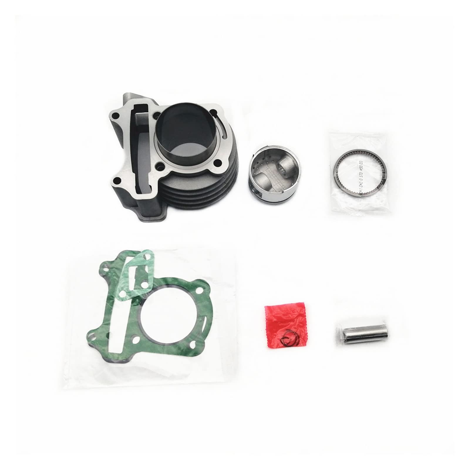 AVATUPRPTC Gy6. Zylinder Kit 50mm großer Bohrungszylinderkolbenring for 4 Hubscooter MOPED 13 9QMB 147Qmd GY6 50 60 80 Cm3 bis 100 cm3 Kolben und Ringe von AVATUPRPTC