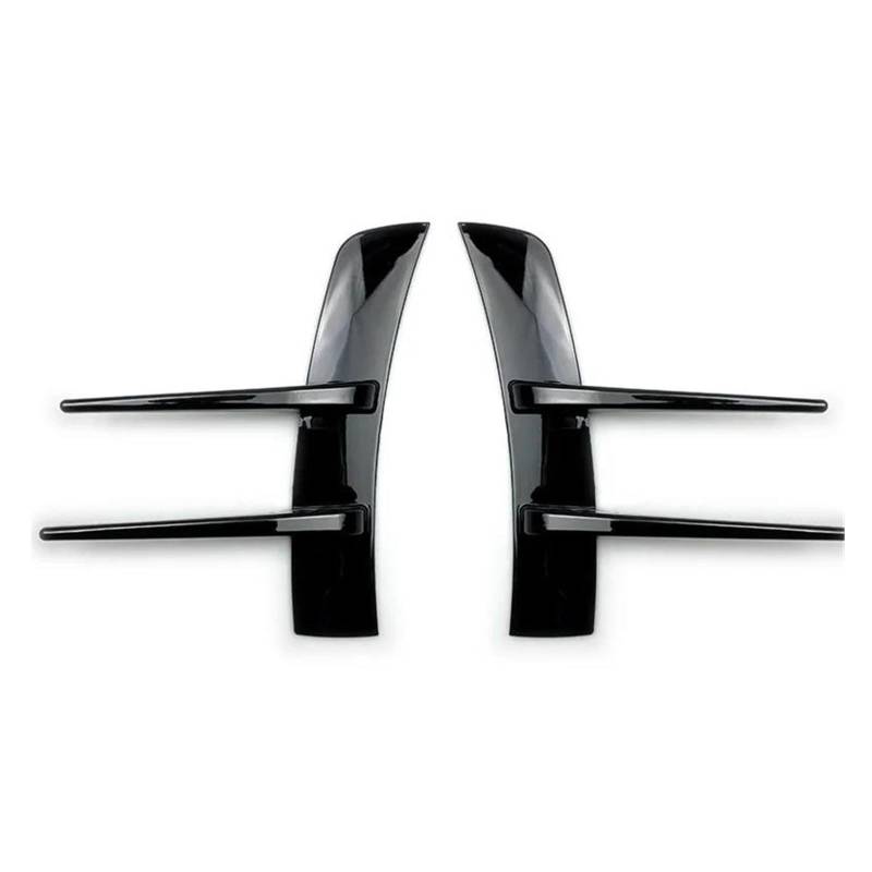 Auto Heckspoiler Flügel Für A-Klasse A180 A200 A220 Splitter Auto Styling Front Stoßstangen Lip Air Vent Trim Spoiler Canards Zubehör 2pcs Heckspoilerlippe(Black) von AVDBXGHSK