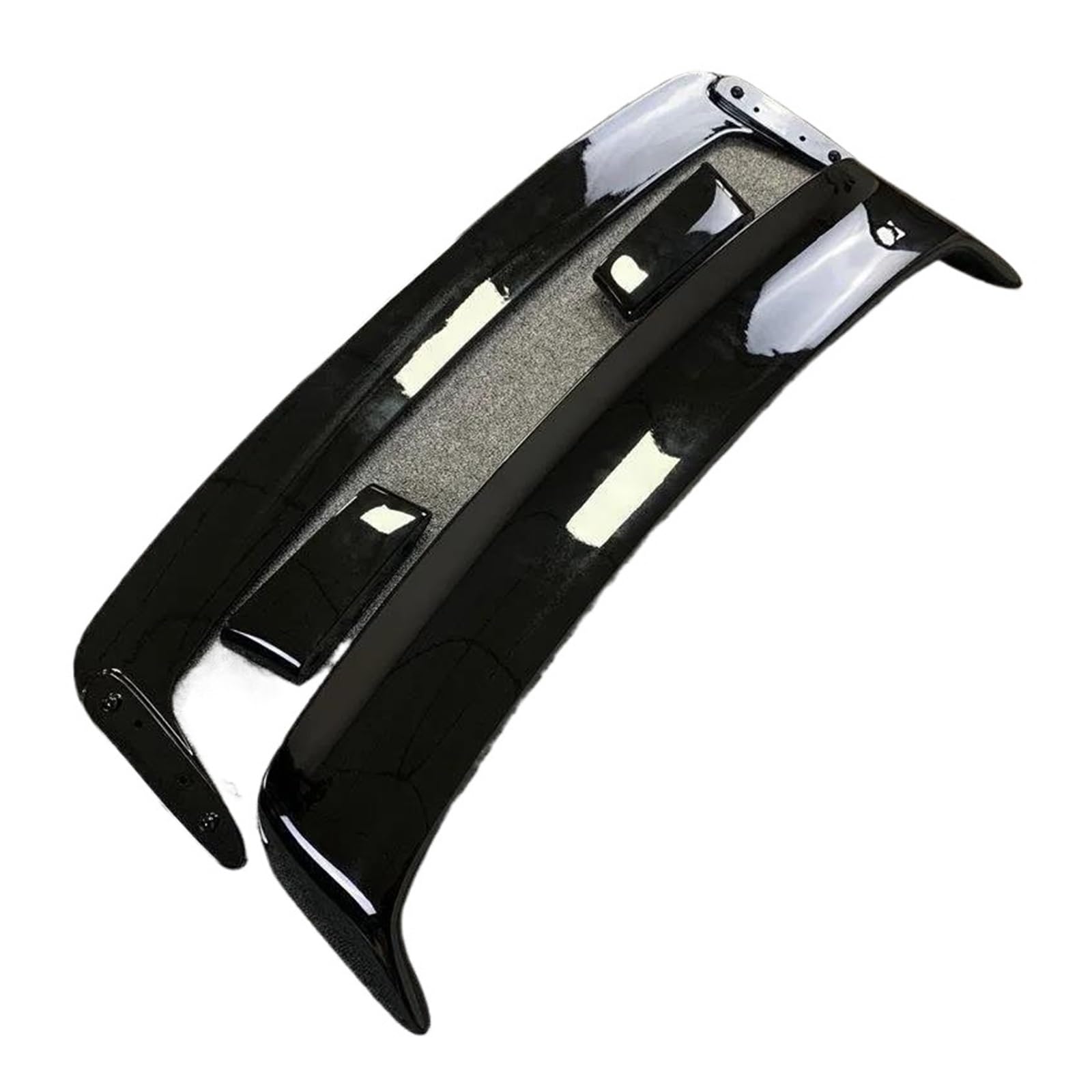 Auto Heckspoiler Flügel Für E36 M3 M3 Serie 1990 1991 1992 1993 1994 1995 1996 1997 1998 1999 2000 Spoiler ABS Kunststoff Materail Unlackiert Spoiler Mit Licht Heckspoilerlippe(Bright Black) von AVDBXGHSK