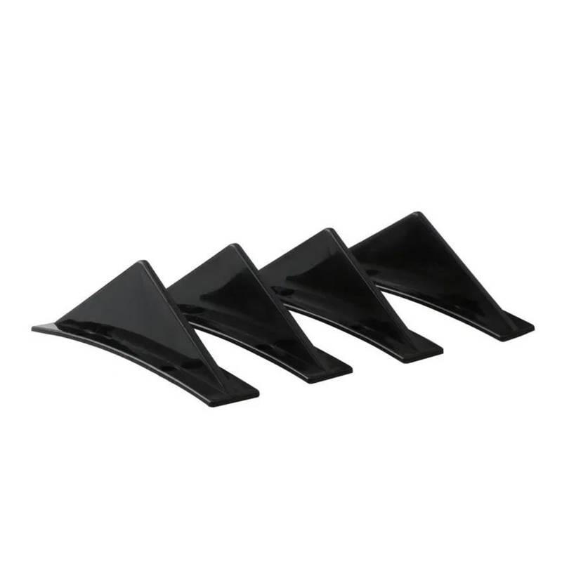 Auto Heckspoiler Flügel Universal Auto Hinten Stoßstange Auto-Styling Diffusor Auto Zurück Bumper Spoiler Splitter Auto Zubehör Neue Ankunft 4PCS Heckspoilerlippe(Black) von AVDBXGHSK