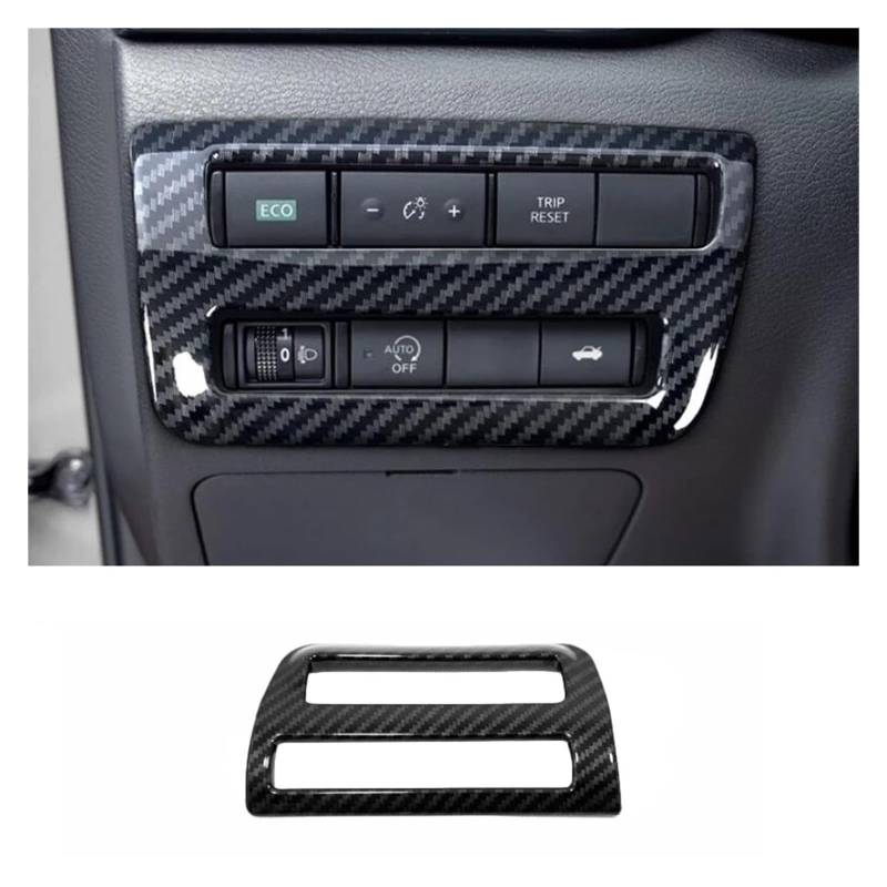 Getriebe Panel Trim Für B&luebird Für S&ylphy 2020 2021 2022 Auto Innen Vorne Mitte Air Outlet Vent Abdeckung Trim Zubehör Interieur Mittelkonsole(Headlight Adjust) von AVDBXGHSK