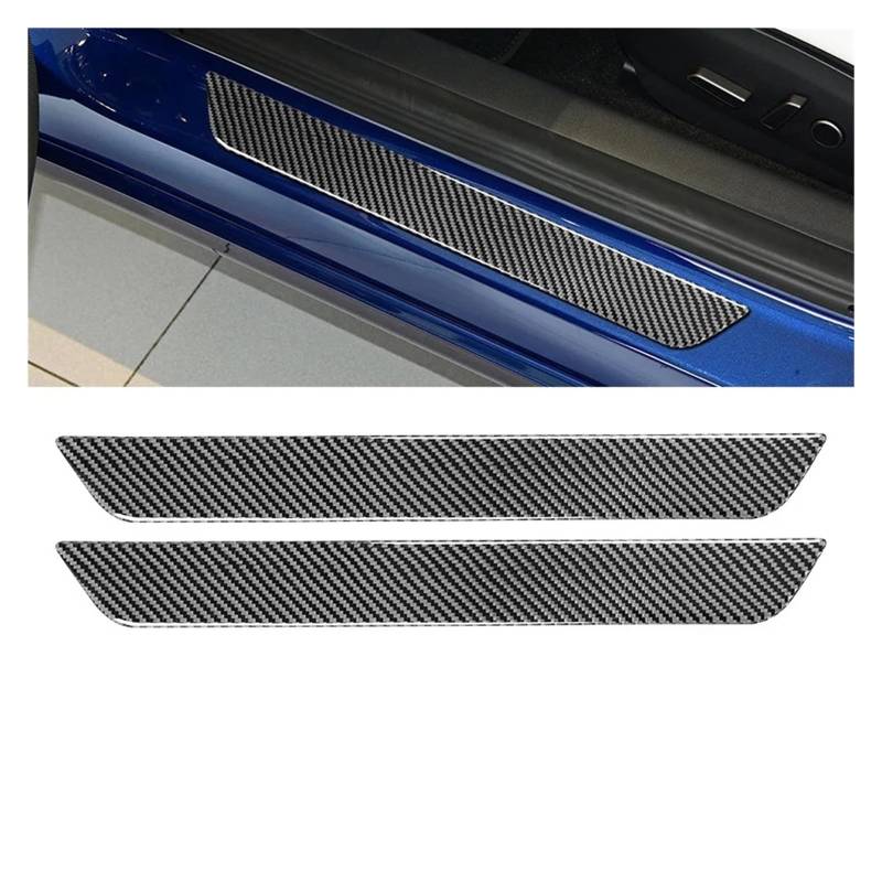 Getriebe Panel Trim Für T&esla Für Modell 3 Auto Lenkrad Center Säule Fenster Lift Abdeckung Trim Aufkleber Interieur Mittelkonsole(Front Sill Trim) von AVDBXGHSK