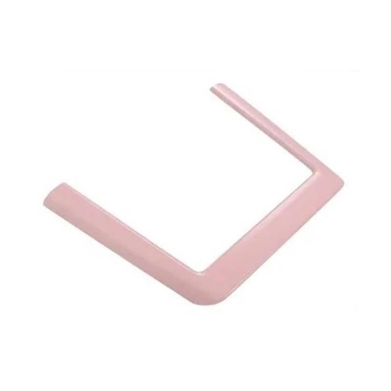 Getriebe Panel Trim Für T&esla Für Modell 3 Highland 2024 Auto Center Panel Drahtlose Lade Silikon Rahmen Lünette Innen Interieur Mittelkonsole(Pink 1PC) von AVDBXGHSK