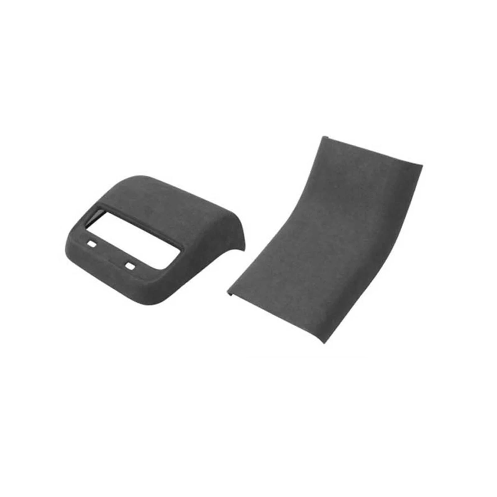 Getriebe Panel Trim Für T&esla Für Modell Y Auto Wildleder Dekor Aufkleber Center Konsole Wrap Kit Dashboard Armlehne Rücksitz Airco Outlet Abdeckung Innen Ändern Interieur Mittelkonsole(Rear Airco Ki von AVDBXGHSK