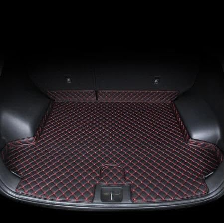 Kofferraumwanne Innenmatte Für H& Für T&ucson 2016 2017 2018 2019 2020 Auto Leder Kofferraum Matte Cargo-Liner Custom Interior Boot Zubehör Kofferraumwannen(2,A) von AVDBXGHSK