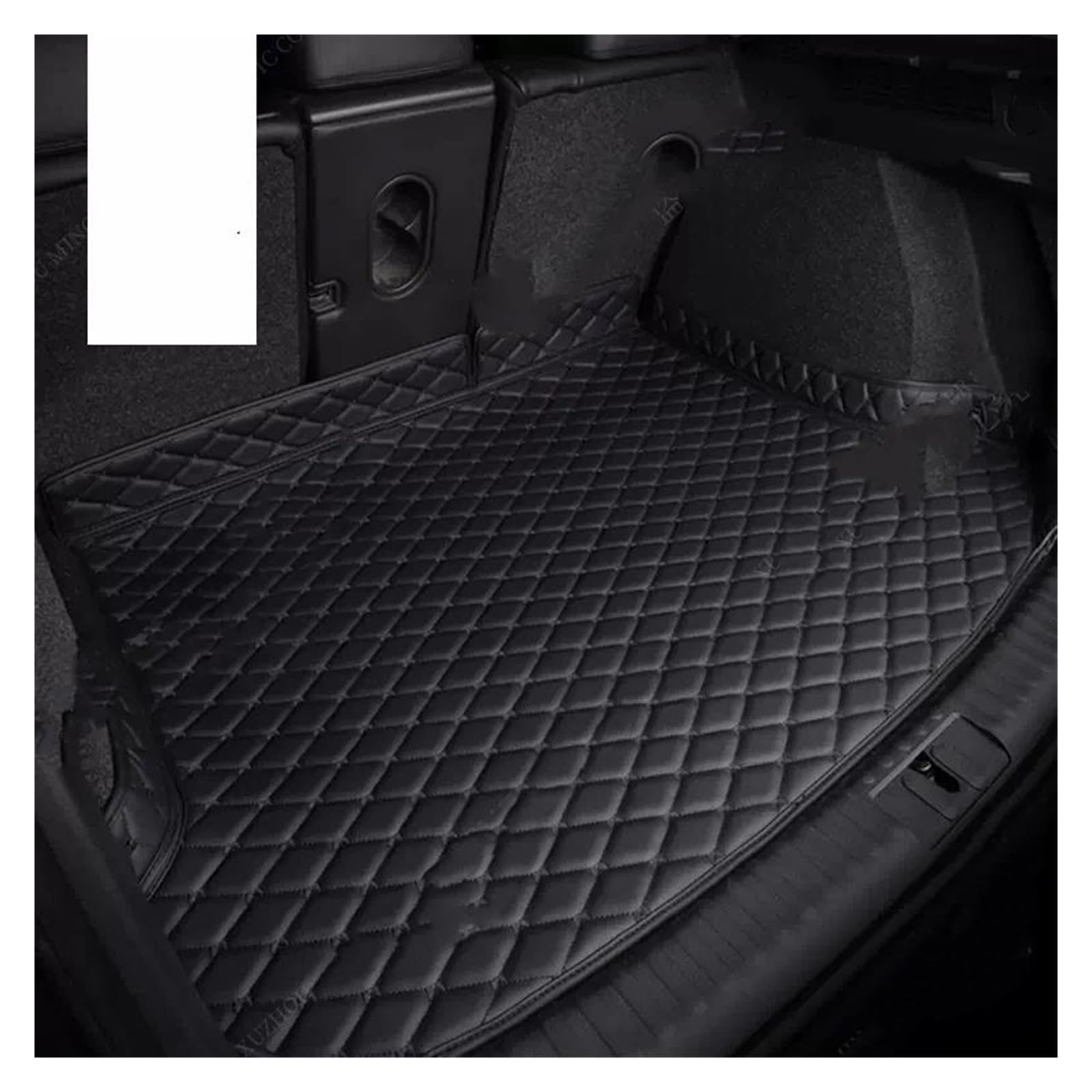 Kofferraumwanne Innenmatte Für K&ia Für S&Portage R SUV 2014 2015 2016 2017 Kofferraum Matte wasserdichte Leder Styling Custom Interior Kofferraumwannen(Black-Black) von AVDBXGHSK