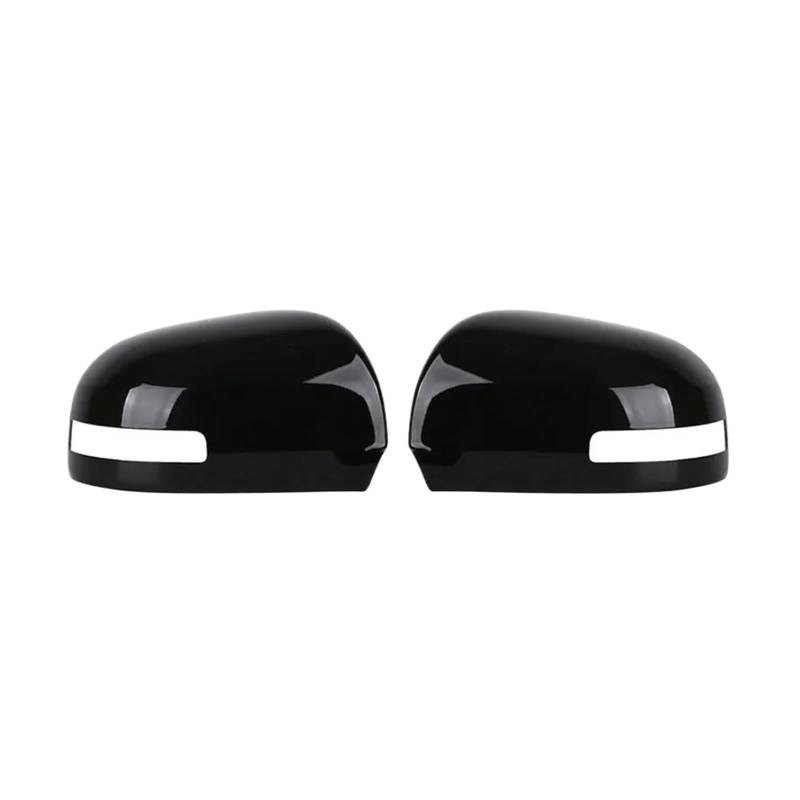 Rückspiegel Kappe Für Für O&utlander 2014 2015 2016 2017 2018 Auto Rückspiegel Abdeckung Gehäuse Rahmen Shell Cap Zubehör Spiegelkappe Außenspiegel(Black,1Pair) von AVDBXGHSK