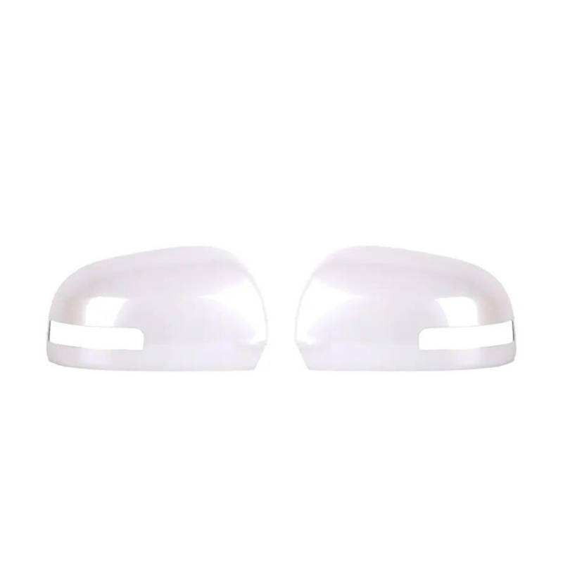 Rückspiegel Kappe Für Für O&utlander 2014 2015 2016 2017 2018 Auto Rückspiegel Abdeckung Gehäuse Rahmen Shell Cap Zubehör Spiegelkappe Außenspiegel(Pearl White,1Pair) von AVDBXGHSK