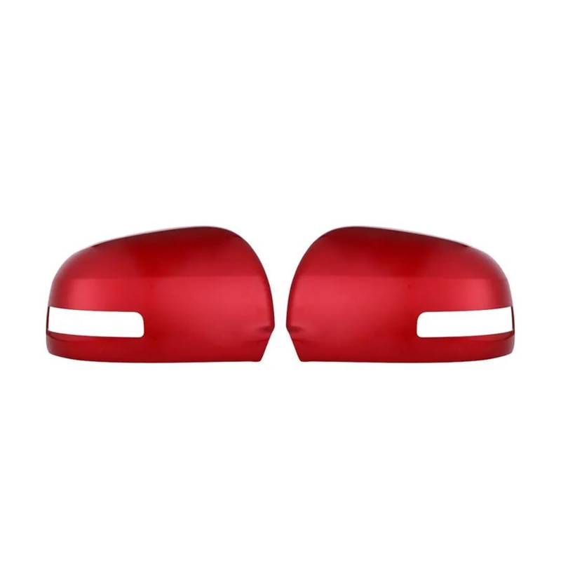 Rückspiegel Kappe Für Für O&utlander 2014 2015 2016 2017 2018 Auto Rückspiegel Abdeckung Gehäuse Rahmen Shell Cap Zubehör Spiegelkappe Außenspiegel(Red,1Pair) von AVDBXGHSK