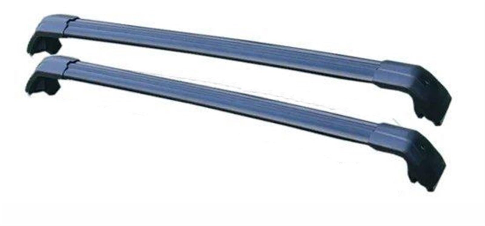 Auto-Gepäckträger 2Pcs Dach Bars Seite Bars Kreuz Schienen Dach Rack Gepäck Träger Für Für A6 Für Avant (C8, 4A5) [2018 2019 2020 2021 2022 2023] Dachträger Dachreling(Schwarz) von AVFORA