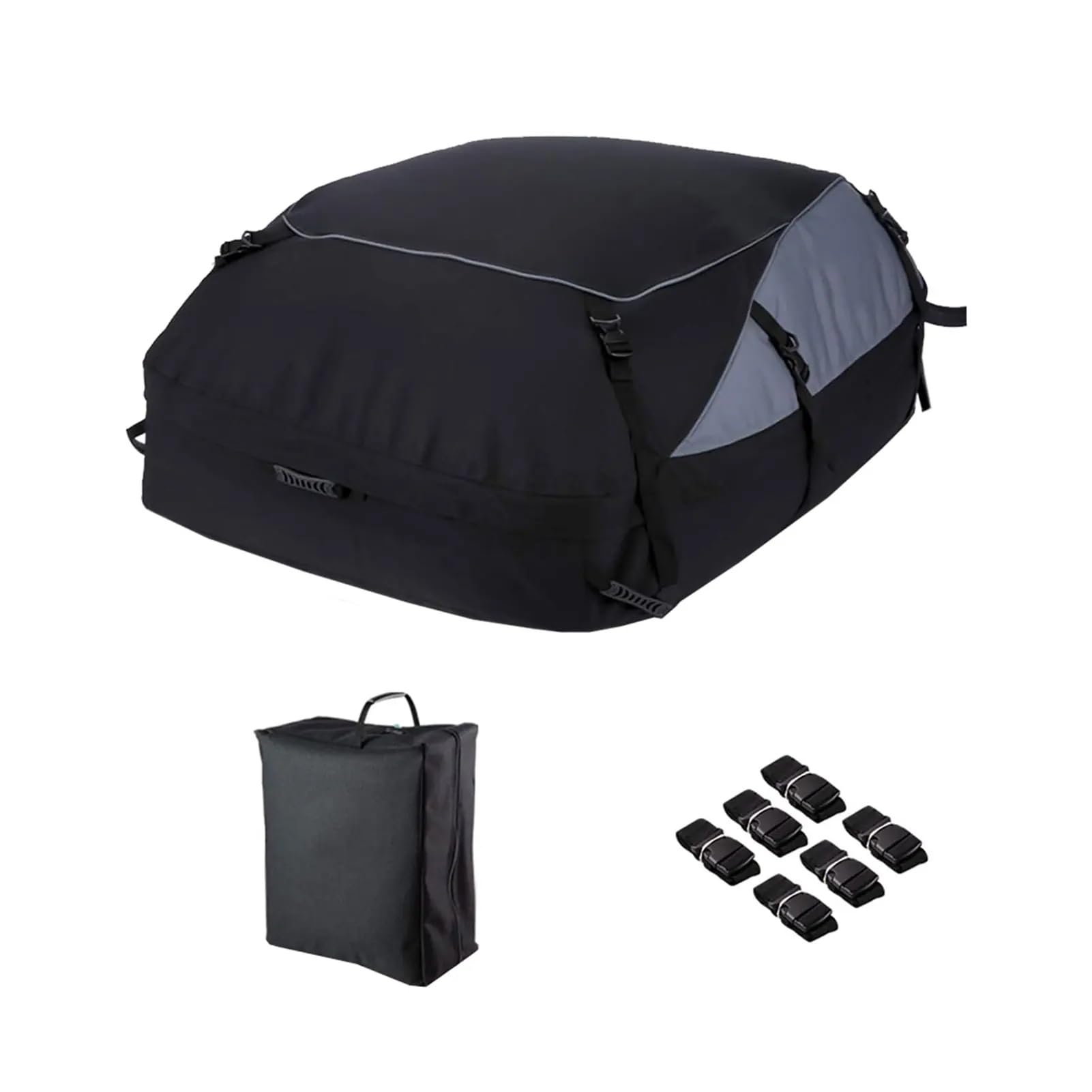 Auto-Gepäckträger Auto Dach Gepäckträger Aufbewahrungstasche 600D Oxford Auto SUV Van Faltbare Dächer Taschen 160X110X45CM Auto Fracht Dachtasche Wasserdicht Dachträger Dachreling(L) von AVFORA