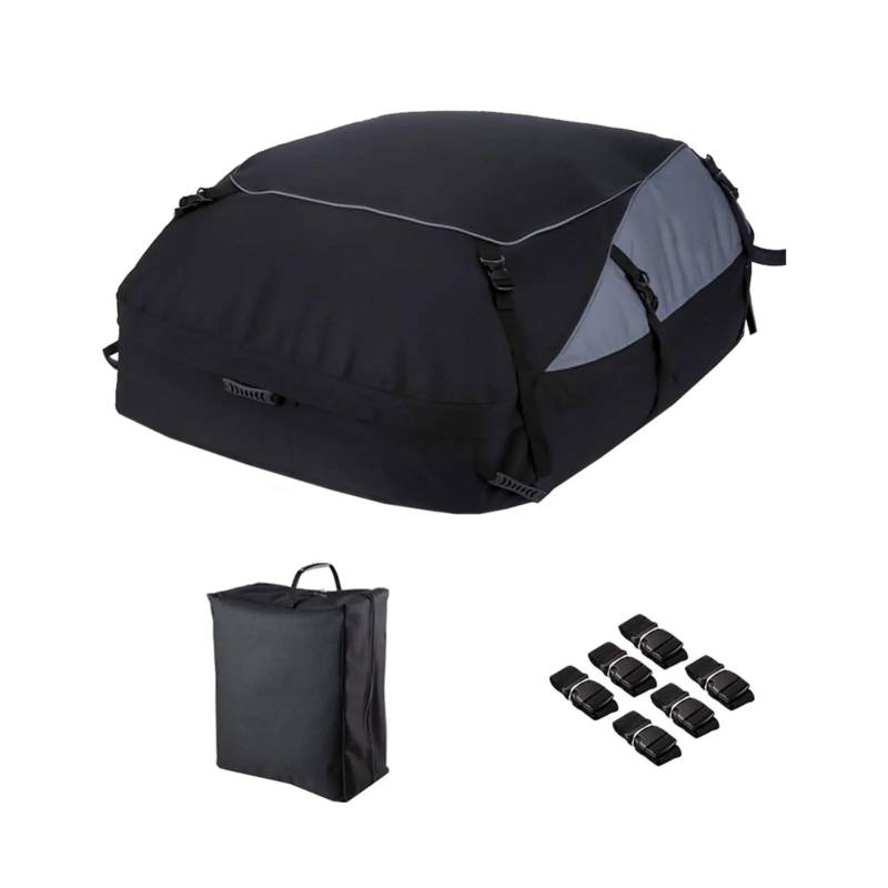 Auto-Gepäckträger Auto Dach Gepäckträger Aufbewahrungstasche 600D Oxford Auto SUV Van Faltbare Dächer Taschen 160X110X45CM Auto Fracht Dachtasche Wasserdicht Dachträger Dachreling(M) von AVFORA