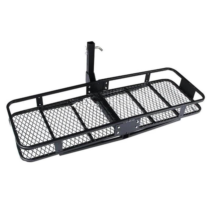 Auto-Gepäckträger Auto Pull Cargo Travel Rack 500 Pfund Kapazität 2-in Adapter Schaft 59X20 Zoll Auto Hinten Gepäck Box Anhänger Korb Auto Gepäck Rack Dachträger Dachreling von AVFORA