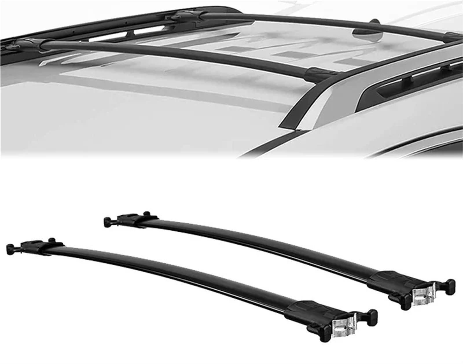 Auto-Gepäckträger Dachträger Querträger Auto Dach Gepäckträger Rack Halter 60 Kg Last Für Chevrolet Für Equinox 2010 2011 2012 2013 2014 2015 2016 2017 Dachträger Dachreling von AVFORA