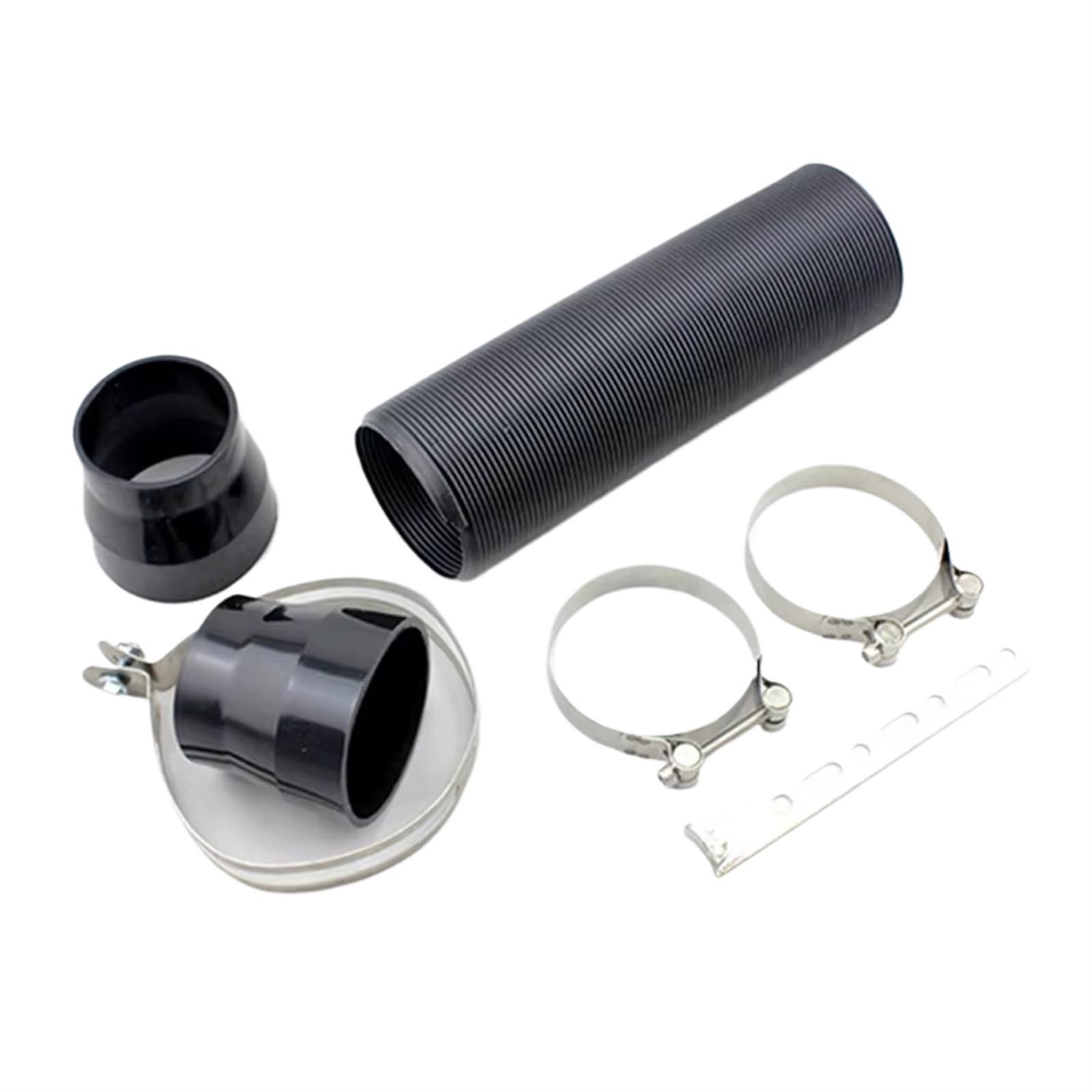 Auto Lufteinlässe Ansaugschlauch High Flow R-EP Luftansaugfilter-Kit 76 Mm/3 Zoll Kaltluft-Universal-Autoansaugrohr Aus Kohlefaser Mit Ansaugschlauch Ansaugrohr von AVFORA