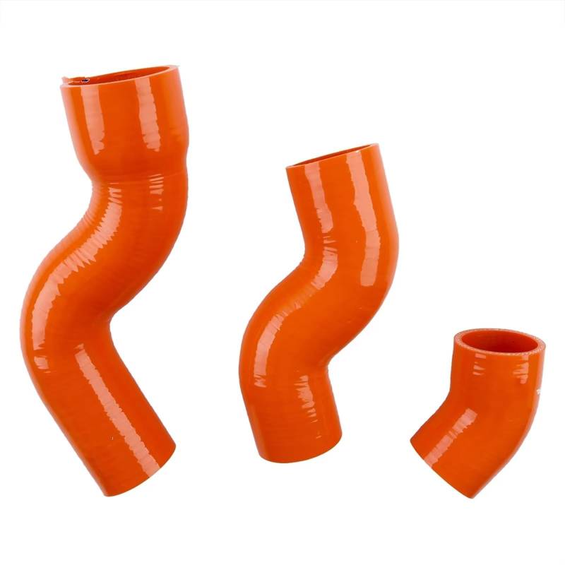 Auto Lufteinlässe Ansaugschlauch Silikonschlauch Für Land Für Rover Für Discovery 2 TD5 1999 2000 2001 2002 2003 2004 Turbo Intercooler Pipe Ansaugrohr(Orange) von AVFORA