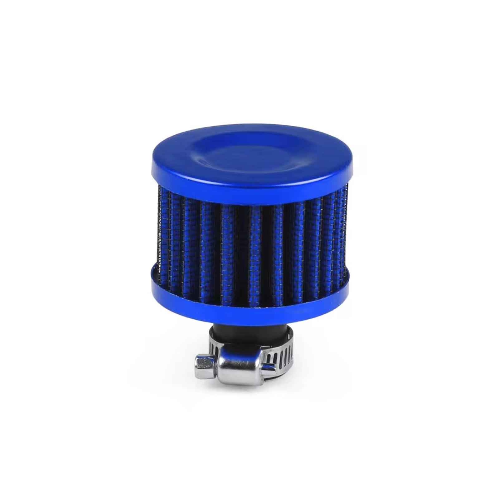 Auto Lufteinlässe Ansaugschlauch Universal-Luftfilter Klein 12 Mm Pilzkopf Motorrad Turbo High Flow Racing Cold Air Ansaugfilter Autozubehör Ansaugrohr(Blau) von AVFORA