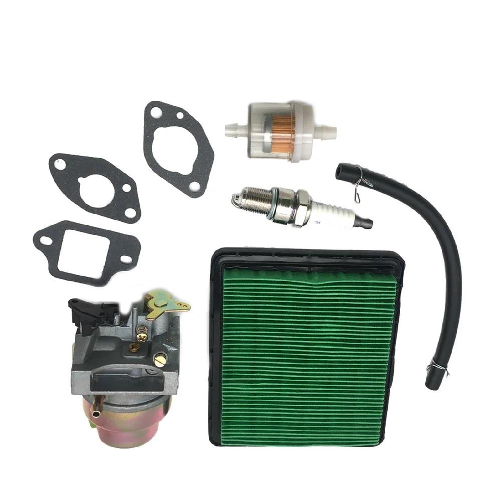 Benzin Vergaser Für Gc135 160 Gcv160 Gcv135 16100-Z0l-023 Vergaser Dichtung Kit Rasenmäher Zündkerze Luftfilter Schwarz Linie Dichtungen Ersetzen ErsatzVergaser von AVFORA