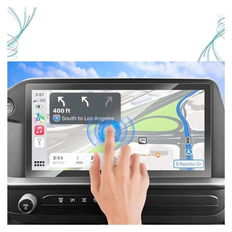 GPS Schutzfolie 2PCS PET Schutz Für Ford Für Tourneo Für Benutzerdefinierte Für Transit Für Benutzerdefinierte 2024 2025 13 Zoll GPS Schutz Film LCD Bildschirm Film Navigation Schutzfolie von AVFORA