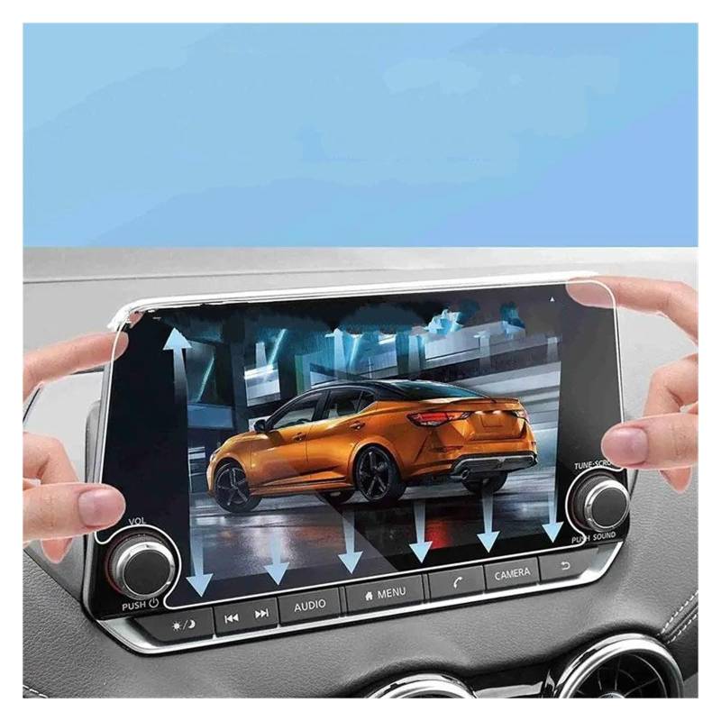 GPS Schutzfolie 8 Zoll Auto Navigation Gehärtetem Glas Screen Protector Film Auto Innen Zubehör Für Nissan Für Sentra B18 MK4 SR SV 2020-2023 Navigation Schutzfolie von AVFORA