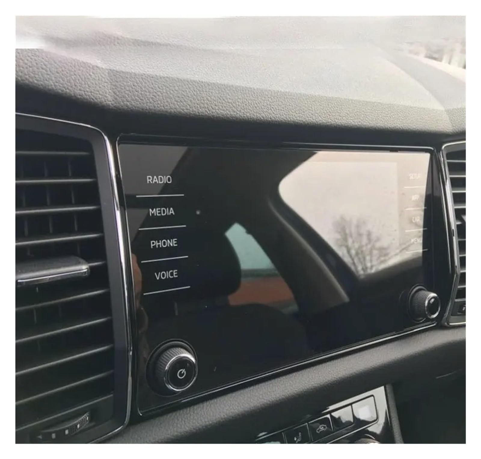 GPS Schutzfolie 8 Zoll Für Skoda Für Kodiaq Für Karoq 2017-2019 Gehärtetem Glas Auto Navigation Screen Protector Display Film LCD Schutzhülle 2018 Navigation Schutzfolie von AVFORA