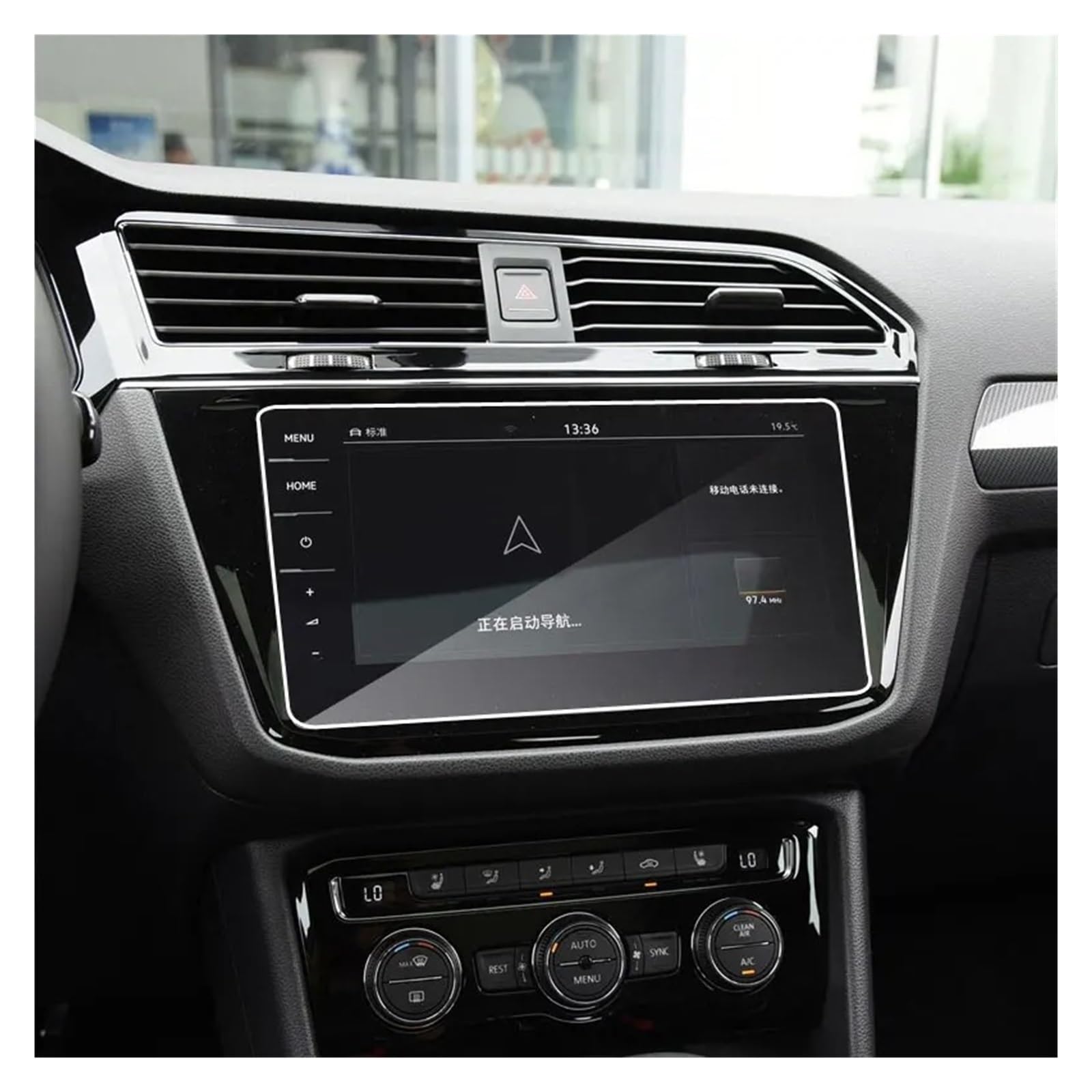 GPS Schutzfolie 9,2 Zoll Auto Navigation Bildschirm Gehärtetes Glas Screen Protector Für VW Für Tiguan/Für Tiguan II Für GTE Für Allspace Für Entdecken Für Pro Navigation Schutzfolie von AVFORA