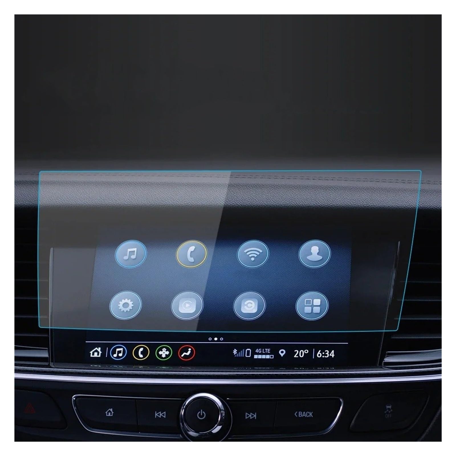 GPS Schutzfolie Auto Aufkleber Screen Protector Navigator Display Gehärtetem Glas Schutz Film Für Buick Für Regal 2023 Auto Zubehör Navigation Schutzfolie(HD for 23 Regal) von AVFORA