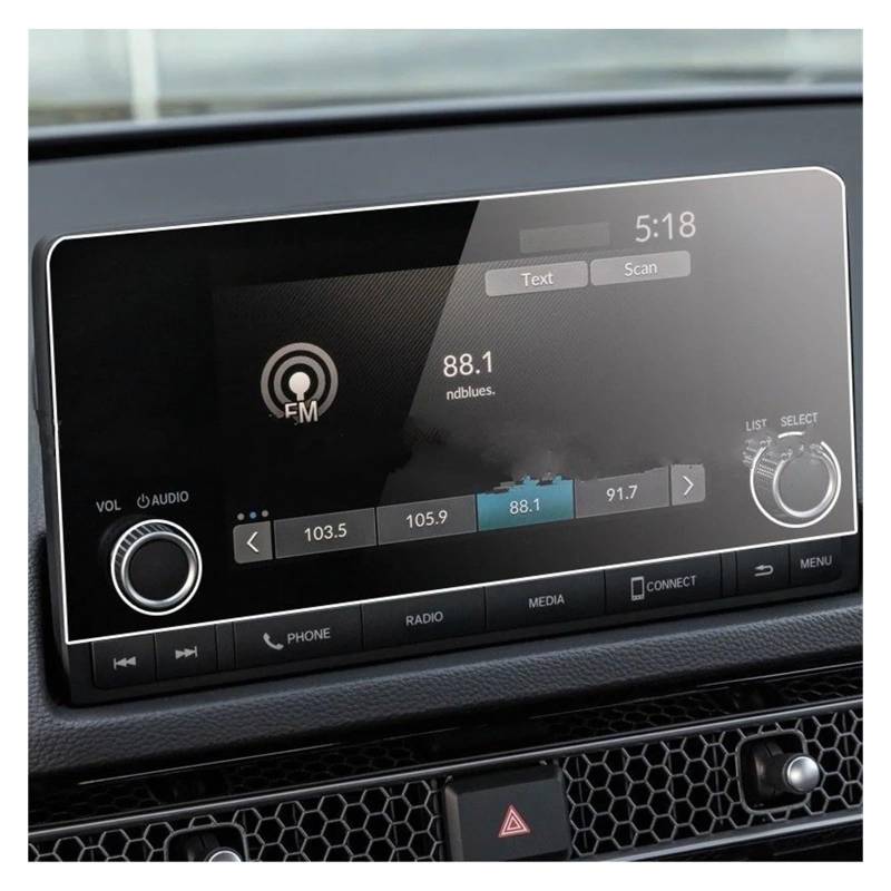 GPS Schutzfolie Displayschutzfolie Aus Gehärtetem Glas Für Civic 11. Generation 2022 11. Auto-Touch-GPS-Navigation Navigation Schutzfolie(Version 1) von AVFORA