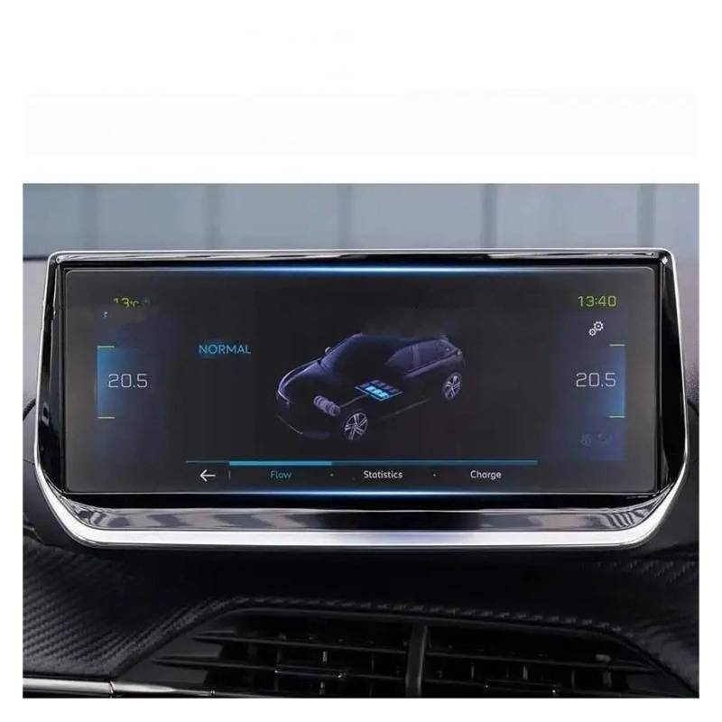 GPS Schutzfolie Displayschutzfolie Aus Gehärtetem Glas Für Peugeot 208 2008 GT 2021 2022 2023 10 Zoll Infotainment GPS Navigation Anti-Kratz-Folie Navigation Schutzfolie von AVFORA