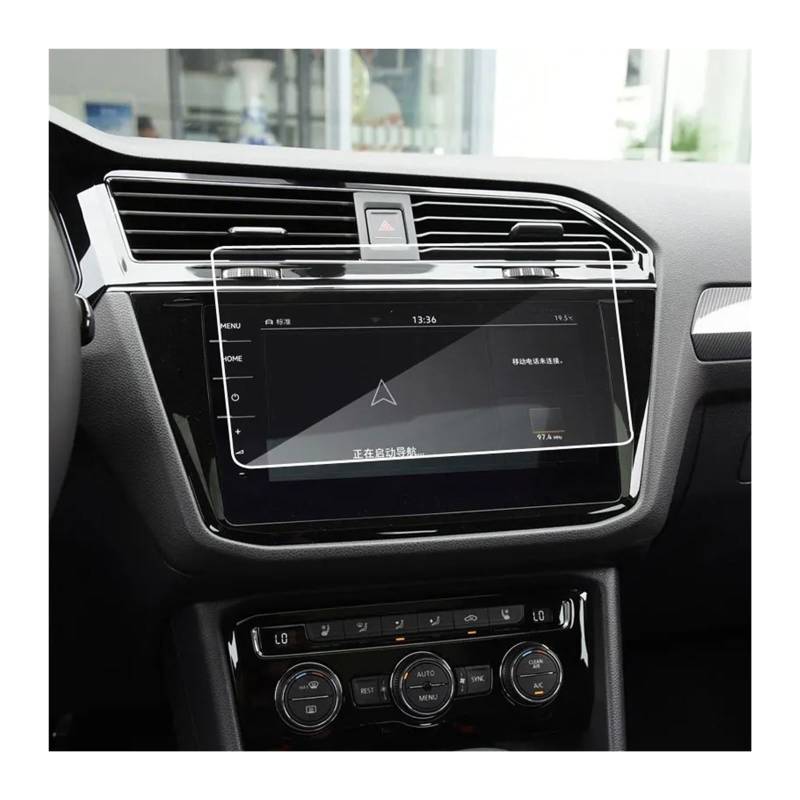 GPS Schutzfolie Displayschutzfolie Aus Gehärtetem Glas Für VW Für Tiguan/Für Tiguan II Für GTE Allspace Discover Pro 9,2 Zoll Auto-Navigationsbildschirm Navigation Schutzfolie von AVFORA