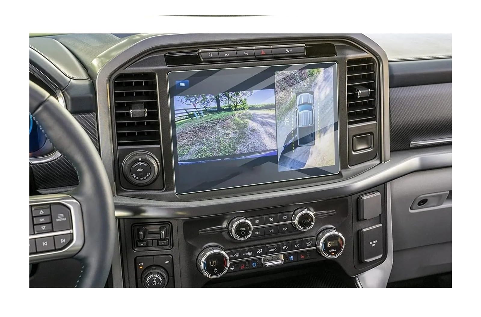 GPS Schutzfolie Displayschutzfolie Für Ford Für F 150 Für F150 Für SYNC4 2021 2022 12-Zoll-Navigationsdisplay Aus Gehärtetem Glas LCD GPS-Bildschirmschutzfolie Navigation Schutzfolie von AVFORA