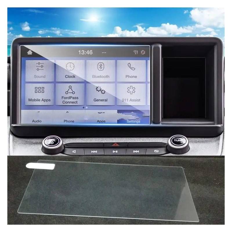 GPS Schutzfolie Für Ford Für Maverick 2023 2024 8 Zoll Auto GPS Navigation Film LCD Screen Protector Gehärtetem Glas Schutz Film Navigation Schutzfolie von AVFORA