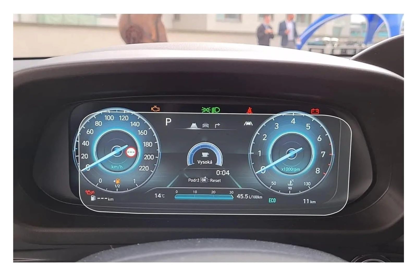 GPS Schutzfolie Für Hyundai Für I20/N Für Linie/Für Aktive 2021 2022 2023 10,25 Zoll LCD GPS Navigation Gehärtetem Glas Schutz Navigation Schutzfolie(Dashboard) von AVFORA