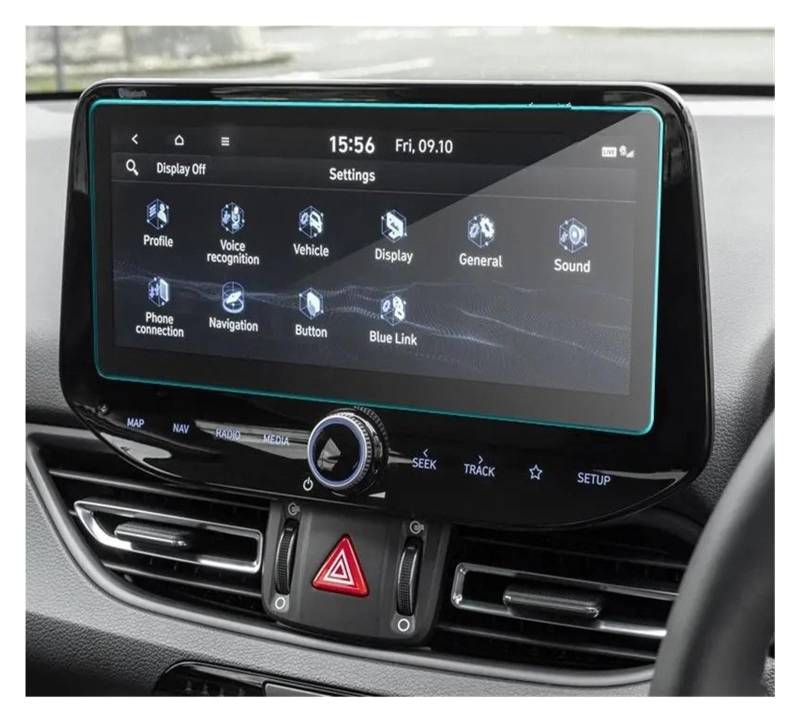 GPS Schutzfolie Für Hyundai Für I30 PD FL 10,25 Zoll Auto GPS Navigation 2020 2021 2022 Jahr Gehärtetem Glas Bildschirm Stahl Schutz Film Navigation Schutzfolie von AVFORA