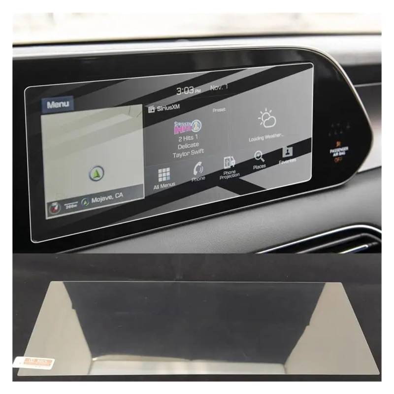 GPS Schutzfolie Für Hyundai Für Palisade 2020-2023 10,25 Auto Infotainment Radio GPS Konsole Navigation Schutz Gehärtetem Glas Screen Protectorg Navigation Schutzfolie von AVFORA