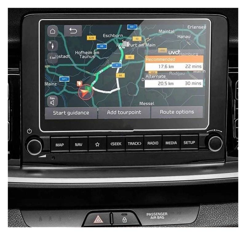 GPS Schutzfolie Für Kia Für Stonic 8 Zoll 2020 2021 LCD Instrument Panel Bildschirm Auto Innen Zubehör Auto Radio PET Film Screen Schutz Navigation Schutzfolie von AVFORA