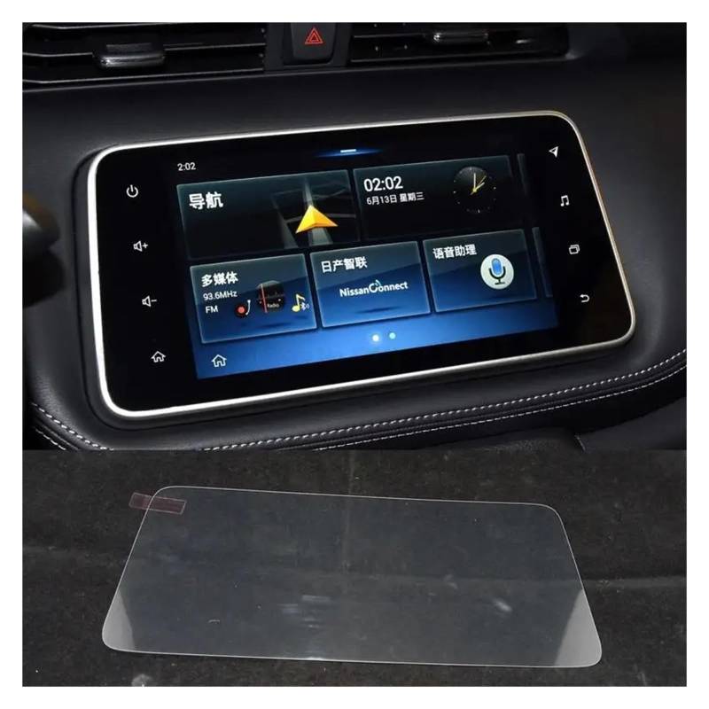 GPS Schutzfolie Für Nissan Für Kicks 2017 2018 2019 2020 Auto Infotainment Radio GPS Navigation Gehärtetem Glas Screen Protector Film Navigation Schutzfolie(8 inch) von AVFORA