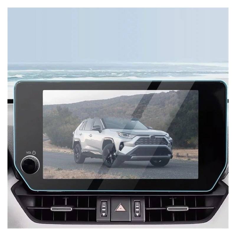 GPS Schutzfolie Gehärtetem Glas Screen Protector Film Für Toyota Für RAV4 2023 10,5 Zoll Auto GPS Radio GPS Navigation Anti-Scratch Innen Navigation Schutzfolie von AVFORA