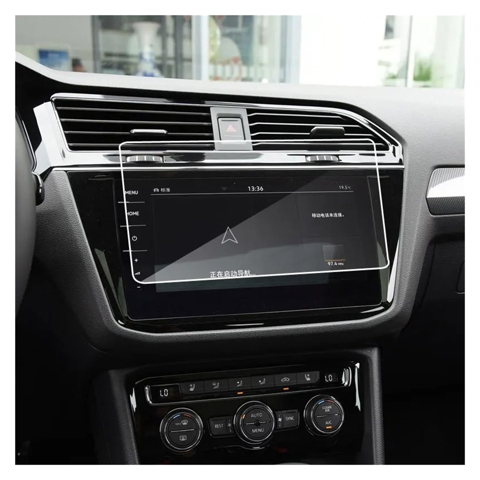 GPS Schutzfolie Gehärtetem Glas Screen Protector Film Für VW Für Tiguan R/Für TiguanR 2021 2022 9,2 Zoll Auto GPS Navigation Bildschirm Navigation Schutzfolie von AVFORA