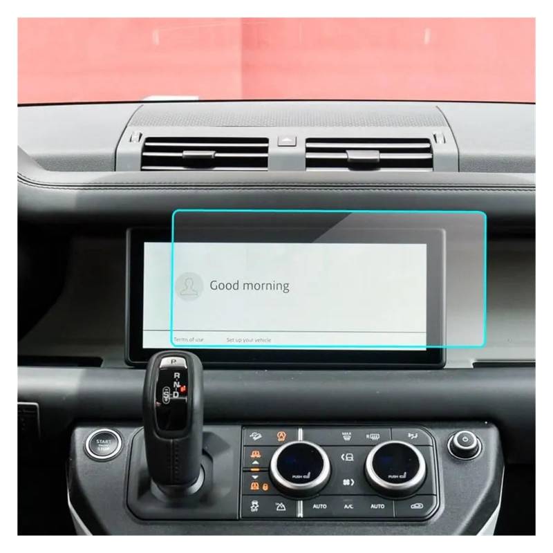 GPS Schutzfolie Gehärtetem Glas Screen Protector Für Land Für Rover Für Defender 90 110 10 Zoll 2020 2021 GPS NavigationCenter Display Auto Innen Navigation Schutzfolie von AVFORA