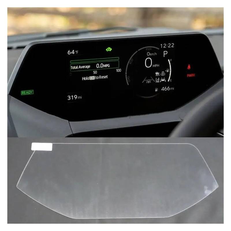 GPS Schutzfolie Gehärtetem Glas Screen Protector Instrument Dashboard Bildschirm Anti Scratch Film Armaturenbrett Glas Für Toyota Für Prius 2023 Navigation Schutzfolie von AVFORA