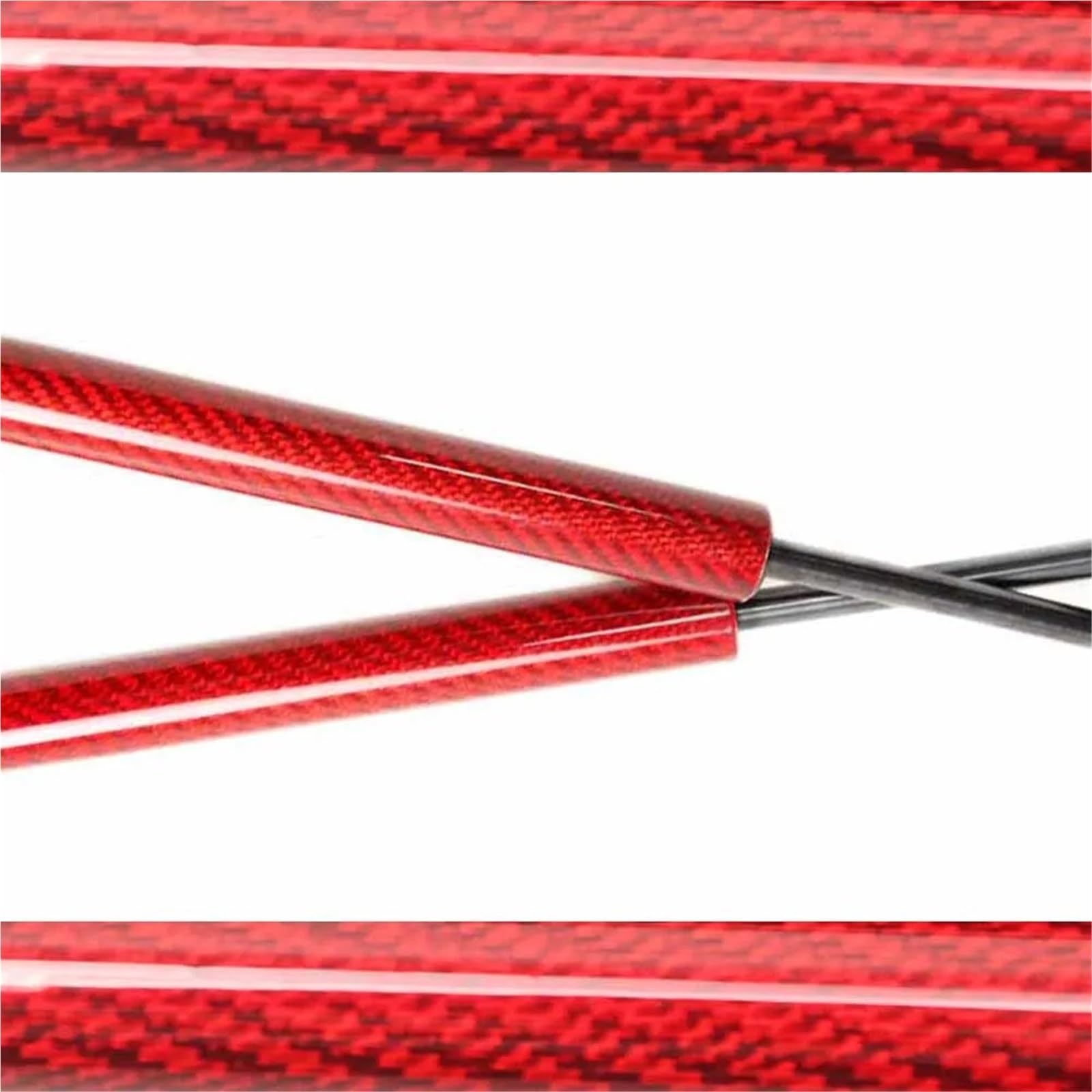 Hydraulische Gasdruckfeder Für Mazda Für CX-5 CX5 KF 2017-2024 Vordere Haube Motorhaube Ändern Gas Streben Schock Dämpfer Lift Unterstützung Absorber Prop Stange Zylinder Kolben(Red Carbon Fiber) Hydraulische Gasdruckfeder Für Mazda Für CX-5 CX5 KF 2017-2024 Vordere Haube Motorhaube Ändern Gas Streben Schock Dämpfer Lift Unterstützung Absorber Prop Stange Zylinder Kolben(Red Carbon Fiber) von AVFORA