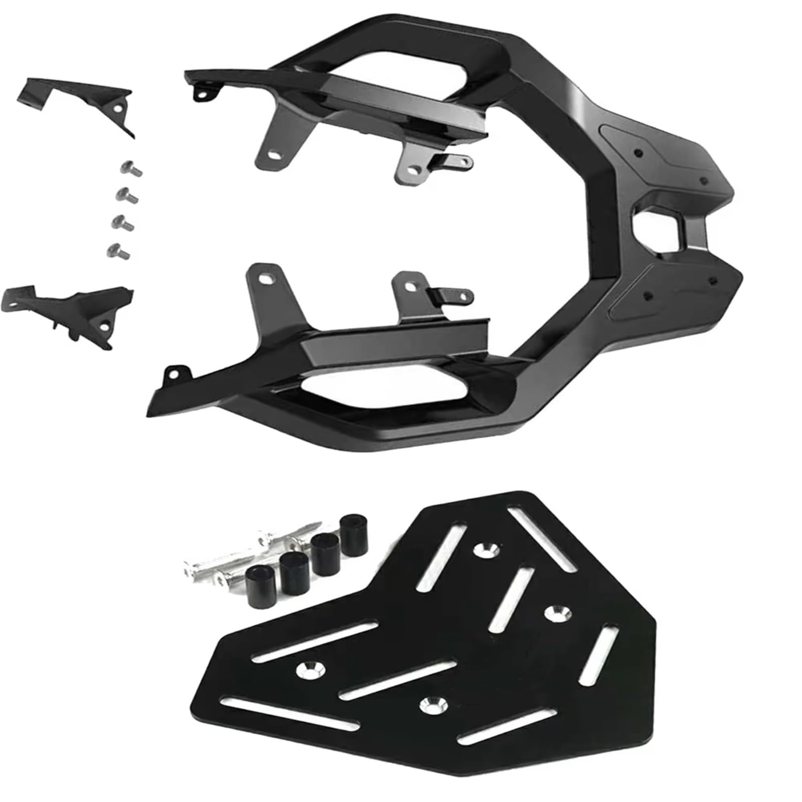 Motorrad Hinten Gepäck Rack Für Zontes G1-125 G2-125 125 G1 125 G2 Rücksitzträgerhalterung Gepäckträger Ladebodenunterstützung Motorrad Hinten Rack(AB) von AVFORA