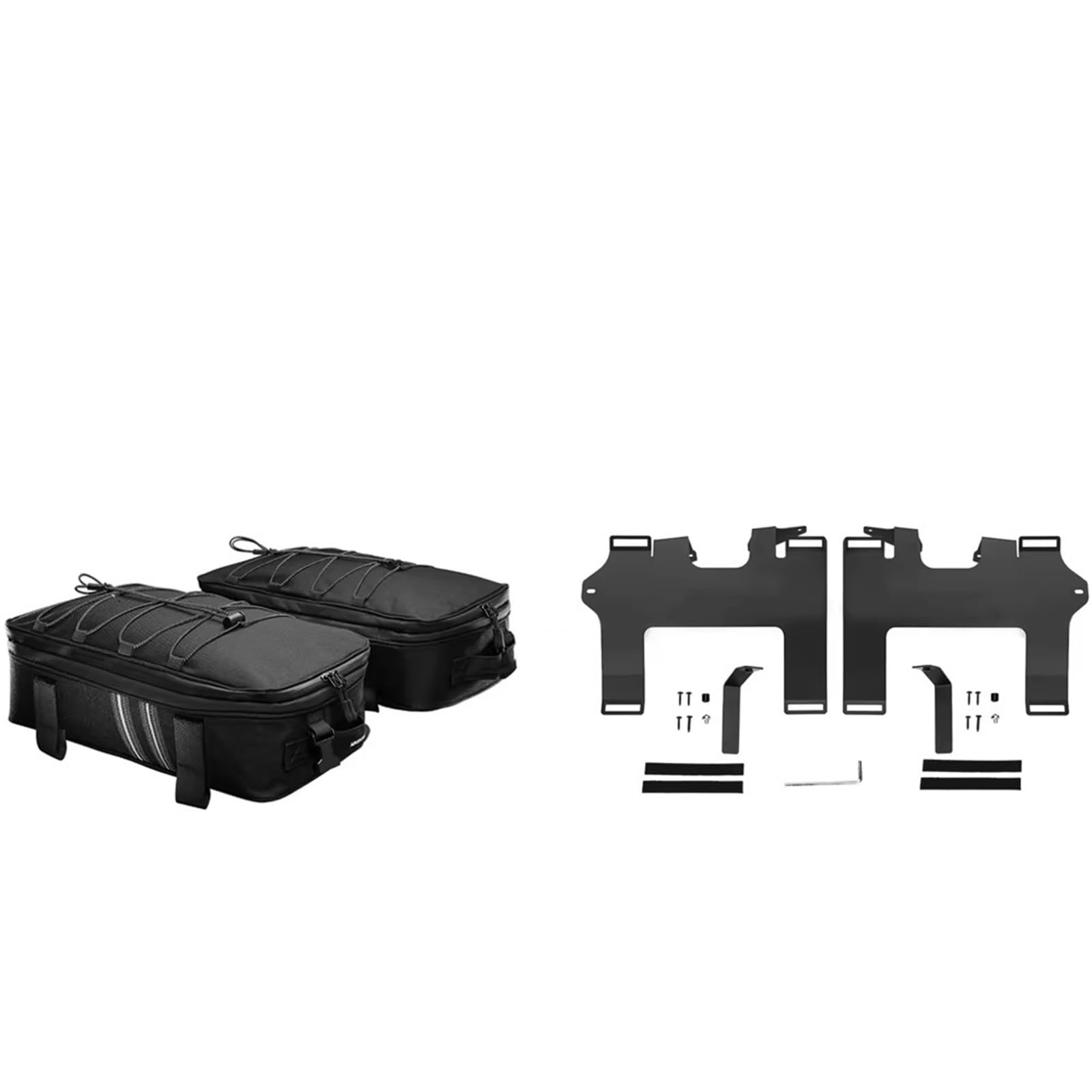 Motorrad Hinten Gepäck Rack Gepäckschienen Für Vario Case Für R1200 1250 GS R1200GS R1250GS LC ADV Adventure Gepäckträger Vario Cases 2004–2018 Motorrad Hinten Rack(D) von AVFORA