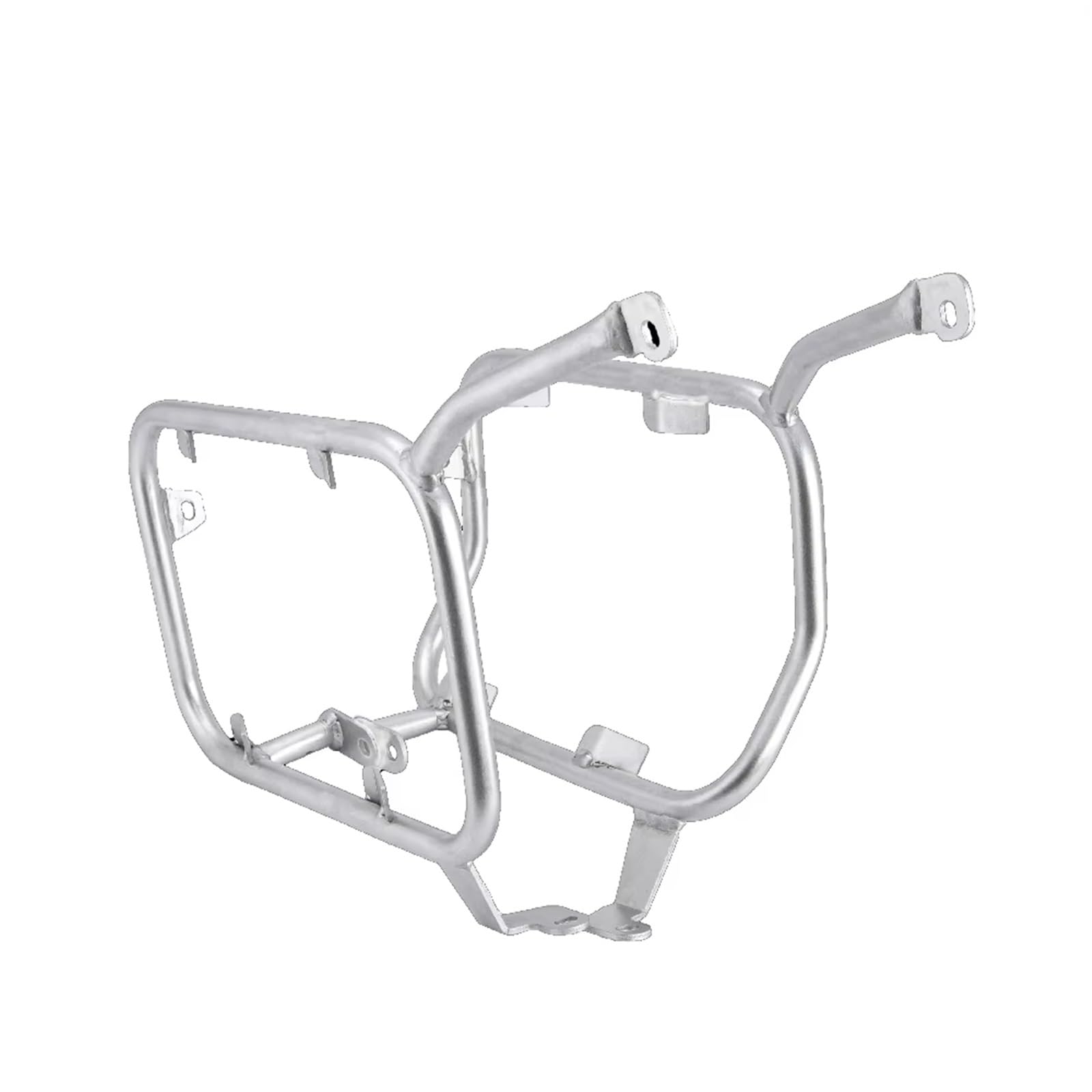 Motorrad Hinten Gepäck Rack Motorrad Packtaschen Rack Rahmen Für X-ADV750 Für XADV 750 2021 2022 2023 2024 Sidebox Satteltasche Gepäck Seite Halterung Pannier Motorrad Hinten Rack(Silber) von AVFORA